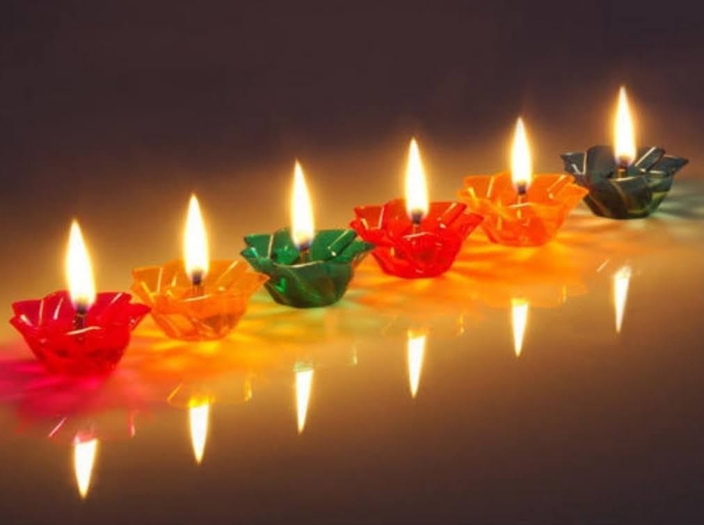 plastic diya