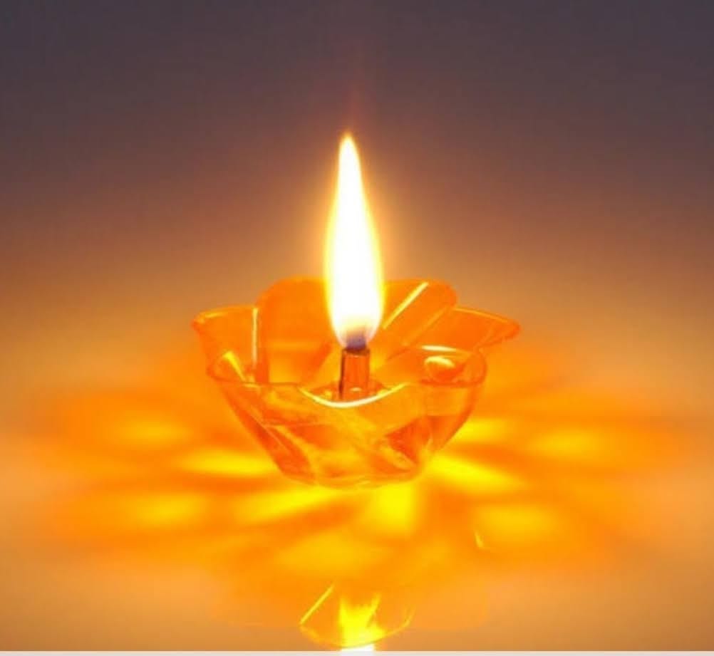 yellow diya